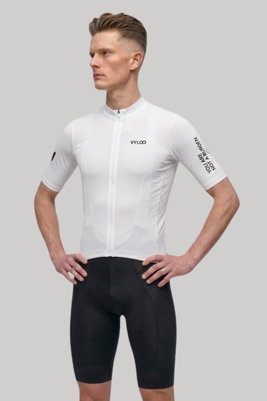 Jersey short white